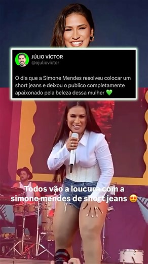 SONHO SERTANEJO por Júlio Víctor | Ela é demais!!! 💚 #simonemendes #simoneesimaria #sertaneja #ascoleguinhas | Instagram