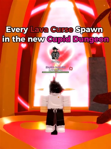 Cupid Dungeon Lava Curse Location in GPO