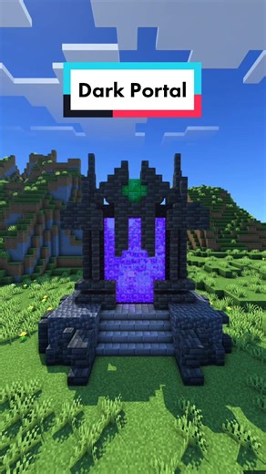 Dark Portal Construction Ideas in Minecraft