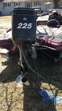 2006 mercury 225hp optimax outboard cold start