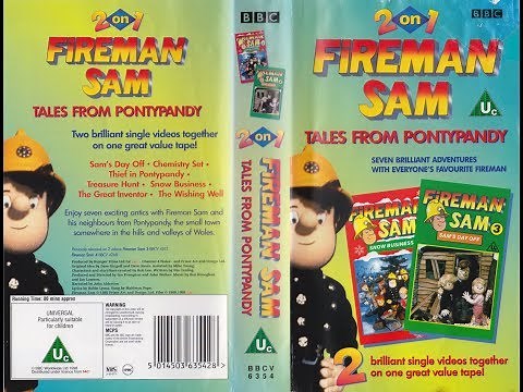 Fireman Sam 2 on 1: Tales from Pontypandy (1998 UK VHS)