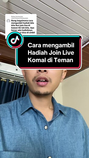 Cara Mengambil Hadiah Join Live di Tiktok