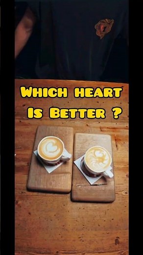 ☕ Double Cappuccino Latte Art – Two Heart Designs, One Barista ❤️❤️ | Cafe POV