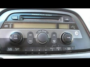 2005 Honda Odyssey Radio Removal