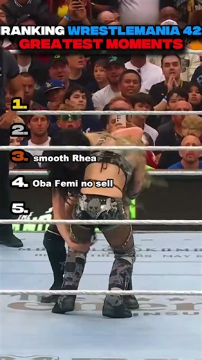Ranking WWE Wrestlemania 42 Greatest Moments