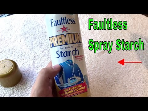 ✅ How To Use Faultless Spray Starch Review