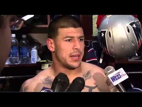 Aaron Hernandez Interview - Tom Brady Got Aggressive