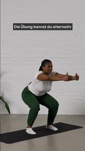 Kniebeuge | Abonniere für dein passendes AOK Mini Workout! #shorts #BewegDeinLeben #Squats