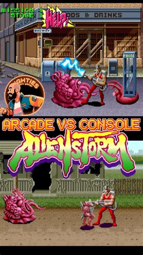 Arcade vs Console - Alien Storm