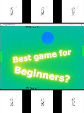 Best Beginner Game (VERY EASY TO CODE & Under 100 lines) #coding #pong