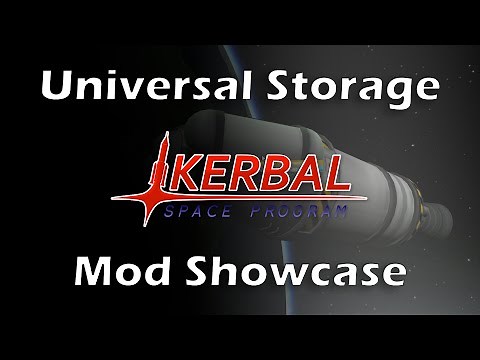 KSP Mod Showcase: Universal Storage Kerbal Space Program - deutsch - German - Tutorial)