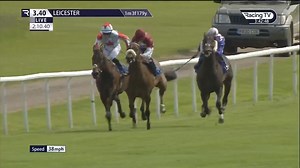 1.9K views · 14 reactions | A thrilling duel in the LCFC EBF Restricted Novice Stakes as Double Oban wanted it more from Swift Hawk in second to score in the hands of Ross Coakley for trainer Hugo Palmer 磊 | Leicester Racecourse | Facebook