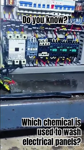 Chemical Washing of Electrical Distribution Panel