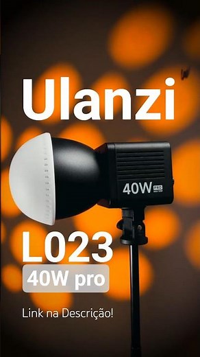 Unboxing LED Ulanzi 40W pro💡 Vale a Pena? (Filmado no Redmi Note 9 Pro)