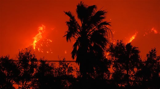 California wildfire: Cause of Eaton Fire may be downed power line, witness says | abc7.com