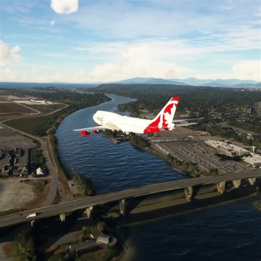 Emergency! Air Canada Rouge 747 Gear Failure 😱✈️ #shortvideo
