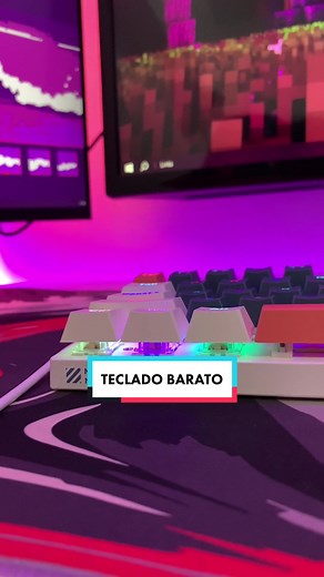 Teclado gamer levinho e MUITO barato, parece até de brinquedo! - Machenike K500 B61 #tecladogamer #pcgamer #setupgamer #pcbarato #tecladobarato #dicasdepc keyboard review