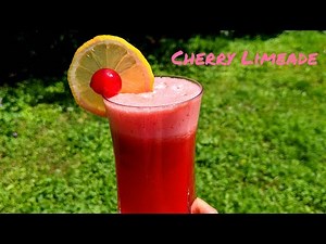 Refreshing Cherry Limeade - Homemade Cherry Limeade Recipe By This Mom Chef
