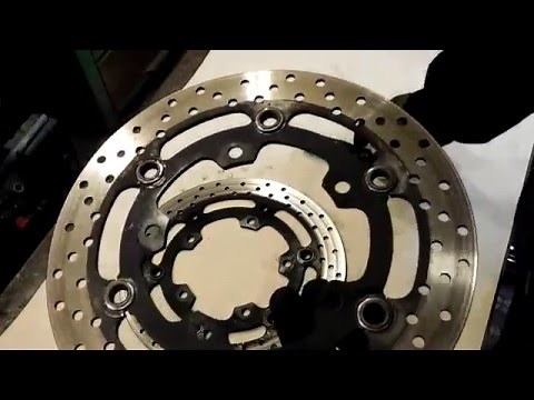 TUTO MECA: The motorcycle brake disc eyelets are floating too much