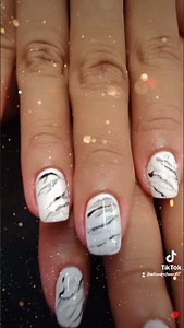 Marble gel nail art designs #MyCreation #cndacrylic #cndcollection #nailsinspiration
