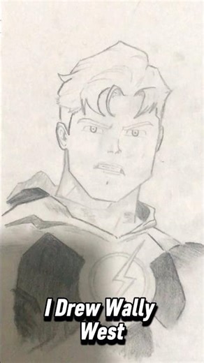 Drawing Wally West #drawing #art #flash #wallywest #ordinarylife