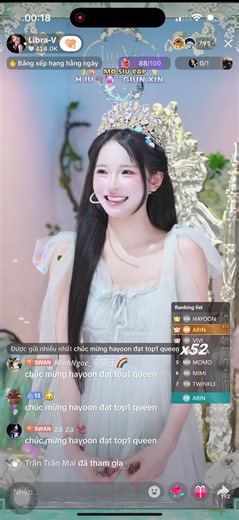 Chúc mừng Hayoon đạt TOP 1 tại MC