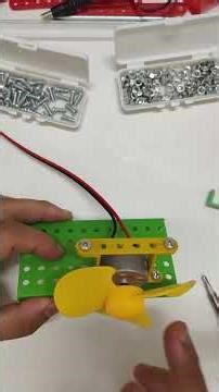 Mini Motor Generator | Simple Electricity Experiment