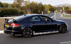 Caught: Jaguar Attaches a Large Spoiler on XFR-S Prototype