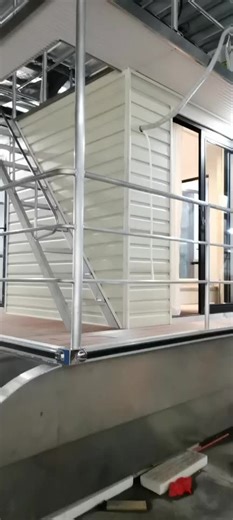 33ft Hot Selling Aluminum Pontoon House Boat for Family Using