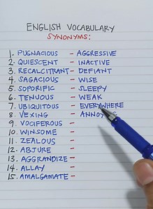 1.2M views · 5.8K reactions | English vocabulary: synonyms: ubiquitous - everywhere https://youtube.com/@timtimtv1125 #English #vocabulary #synonyms #knowledge #virals | Tim Tim TV | Facebook