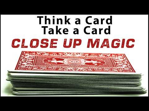 Card Trick Magic - Think a Card, Take a Card - Impossible Match