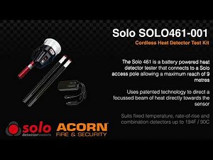 Solo 461 Cordless Heat Detector Test Kit - Acorn Fire & Security
