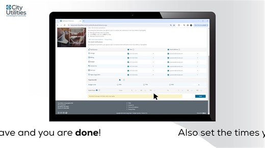 Go from in the dark to in the know with City Utilities MY ACCOUNT!...