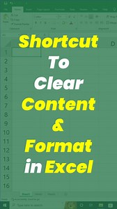 Want to remove data and formatting instantly in Excel? Use this simple shortcut to clear everything from selected cells in one go and save time! ⚡ #Excel #ExcelShortcuts #ClearContent #ClearFormatting #ExcelTips #ExcelTricks #MicrosoftExcel #ExcelProductivity | Chalo Ye Bhi Seekhe