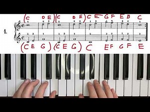 Czerny: Piano Exercises for Beginners | Sight Reading and Finger Strengthening Tutorial