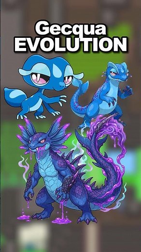 Gecqua Evolution Gen 10 Starter Pokemon #pokemon