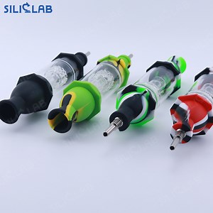 [Hot Item] Wholesale Nectar Collector Kit Glass Water Pipe Glass Smoke Filter Nc Titanium Nail Pipe