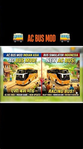 AC BUS MOD 🚌 #ACBUSMODE #bussimulatorindonesia #bussidindonesia