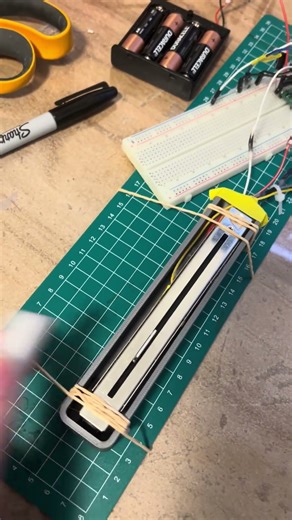 Motorised fader used as a throttle