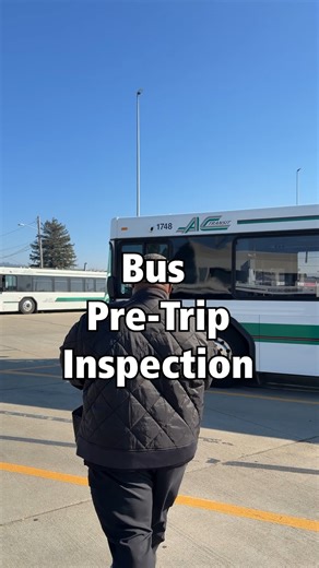 Russell, out of Division 4 in East Oakland, shows us how our Operators check to make sure their bus is safe and ready to roll. | AC Transit
