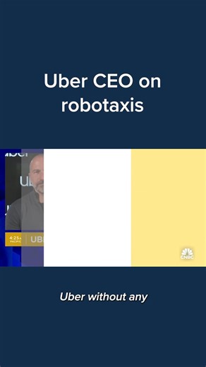 28K views · 122 reactions | Uber CEO Dara Khosrowshahi shared his thoughts on robotaxi technology and service on CNBC’s “Squawk Box” Wednesday. | CNBC | Facebook