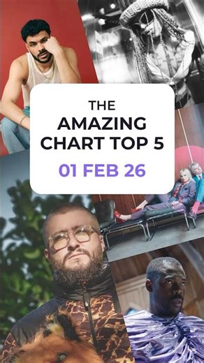 Amazing Chart Top 5 - 01/02/26 | Amazing Radio