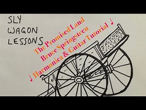 The Promised Land (Bruce Springsteen) Harmonica and Guitar Tutorial. Main riff and cool solo, in "G"