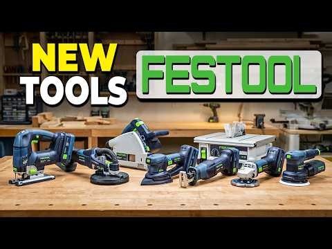 15 NEW Festool Tools 2026 — Cordless Saws, Sanders & Routers Full Lineup Revealed!