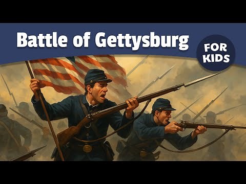 Battle of Gettysburg for Kids | Civil War | History Made Easy