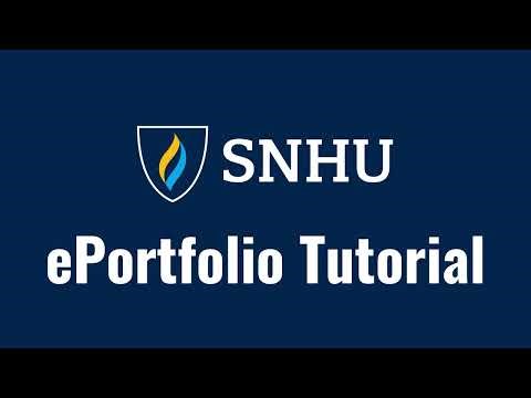 ePortfolio Tutorial