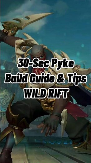 Quick Pyke Build Guide and Tips | League of Legends: Wild Rift #leagueoflegends #wildrift