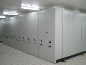 [Hot Item] Metal Display School Library Mobile File Compact Office Furniture Archive Shelving System Movable Shelf