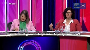 Conservative MP Rachel Maclean has a monumental meltdown when Layla Moran says Brexit (along with Covid and Russia's war) has made us poor . Meanwhile Lisa Nandy tries to master invisibility in case someone asks her what Labour's view on Brexit is😂 | Leeds for Europe