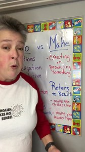 322K views · 27K reactions | A Throwback Video: DO versus MAKE | English Makes No Sense | Facebook